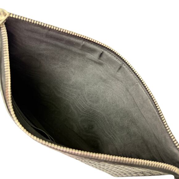 Gucci Microsima Monogram GG Men's Clutch Bag 544422 Black - Picture 5 of 7